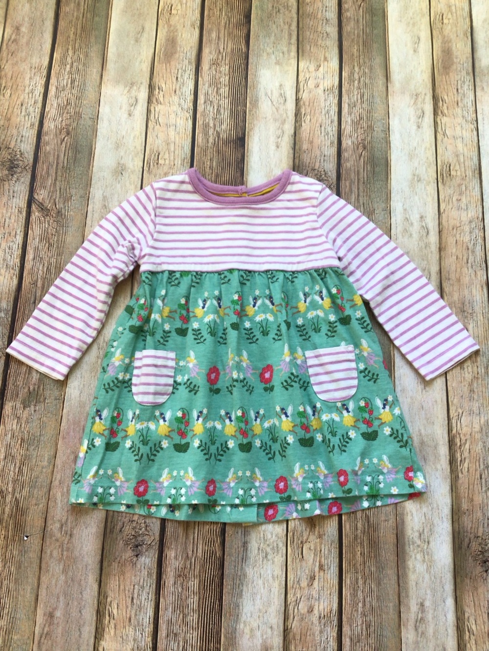 Mini Boden Fairy Friends Strawberry Pocket Dress